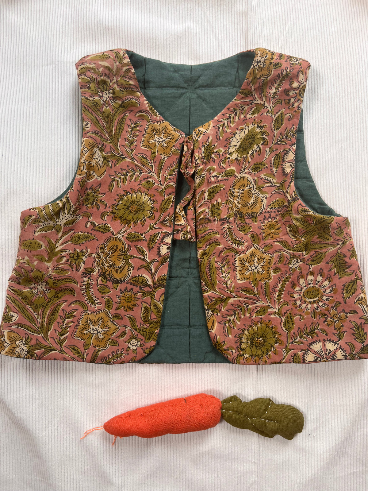 Fig Quilted Waistcoat