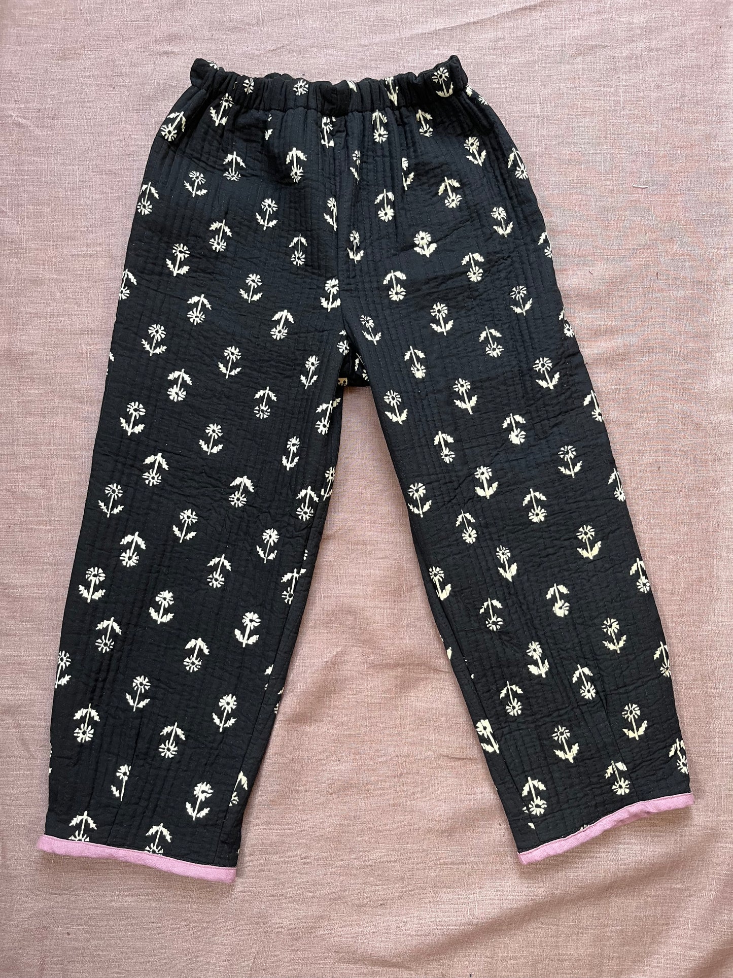 Quilted Robin trousers