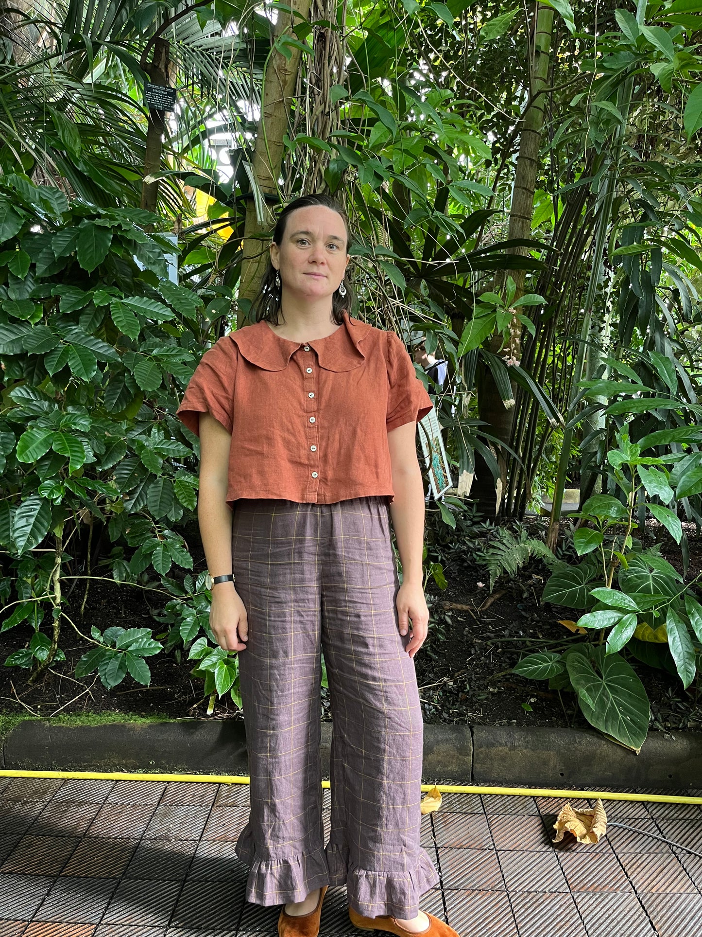 Daisy frill trousers women