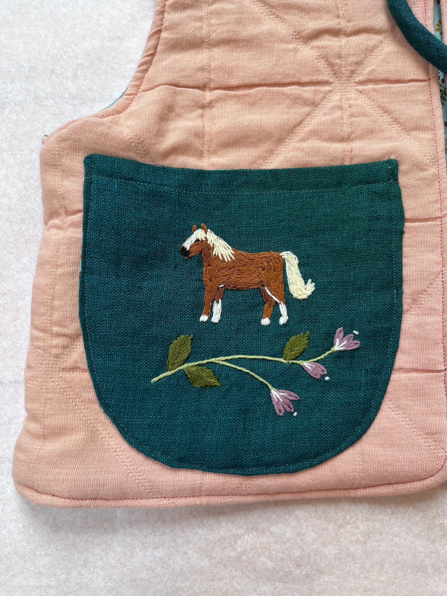 Pink oyster waistcoat