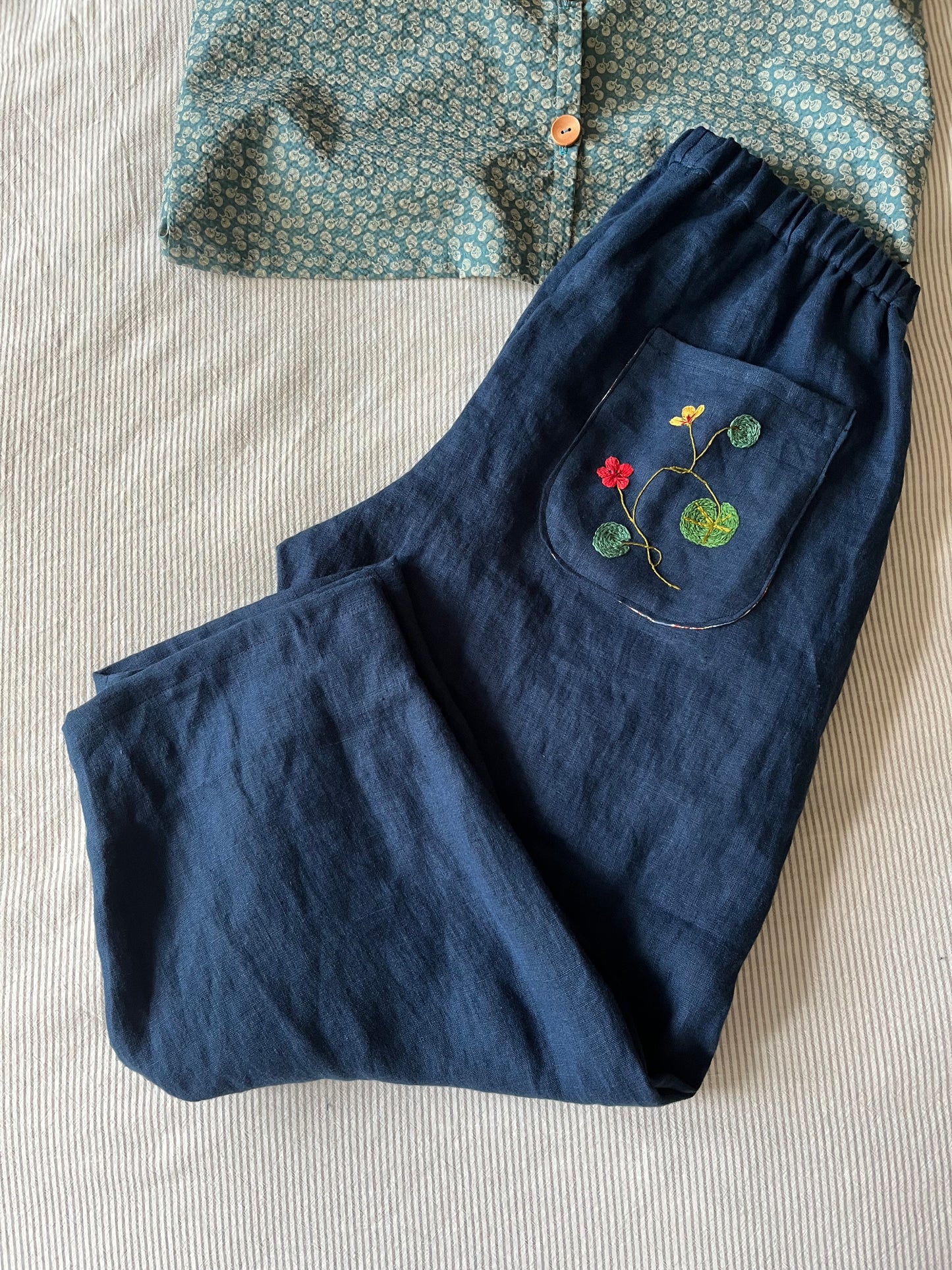 Women’s nasturtium trousers