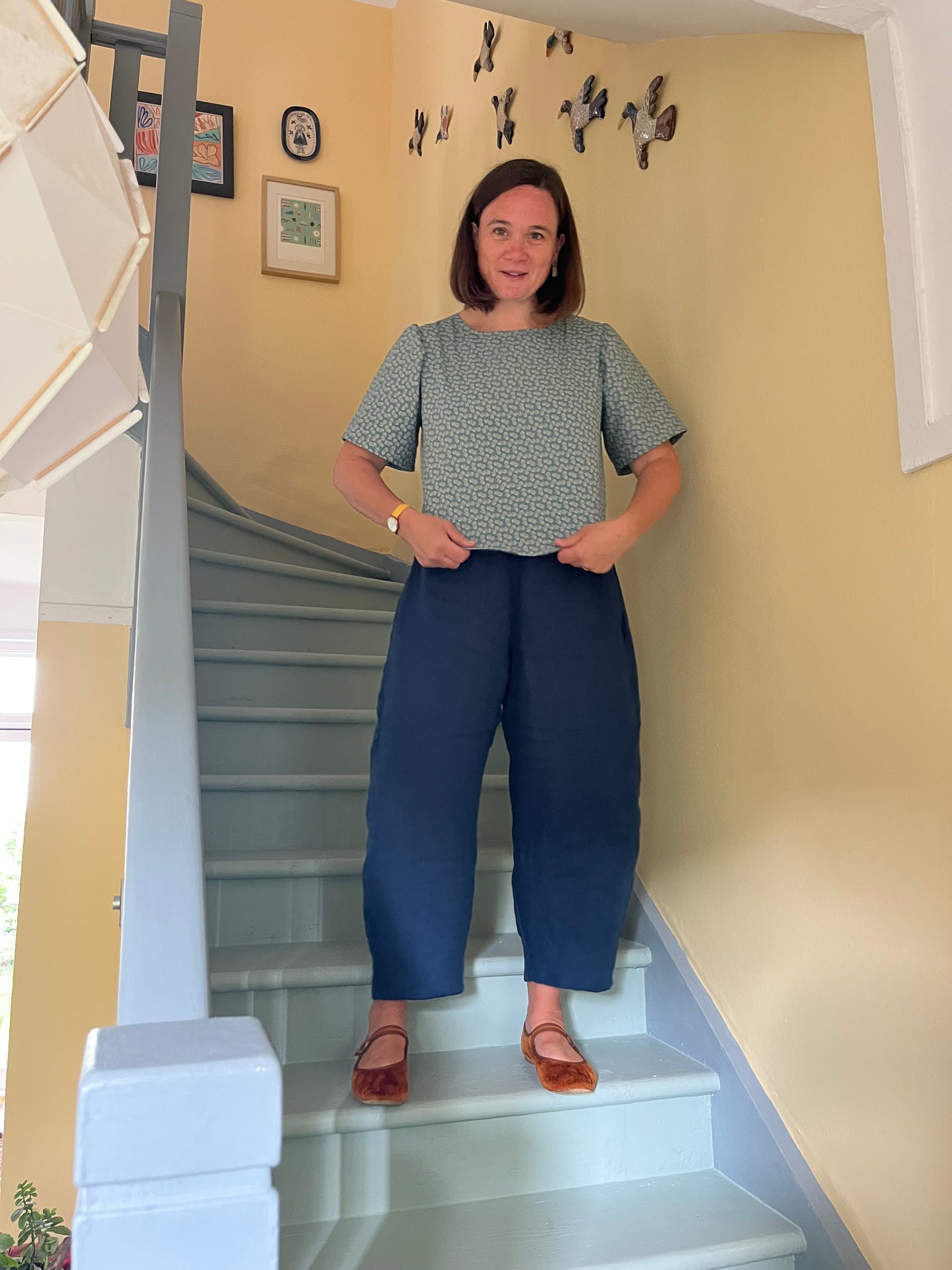 Women’s nasturtium trousers