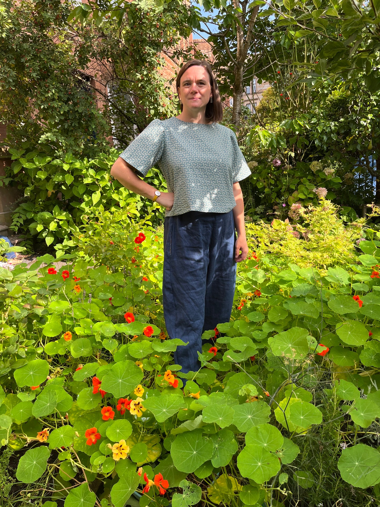Women’s nasturtium trousers