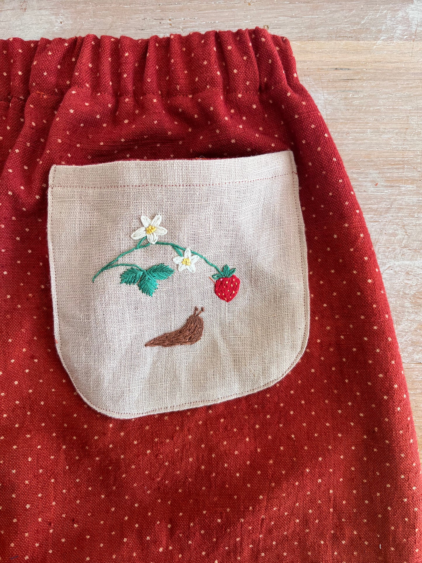 Strawberry Frill trousers