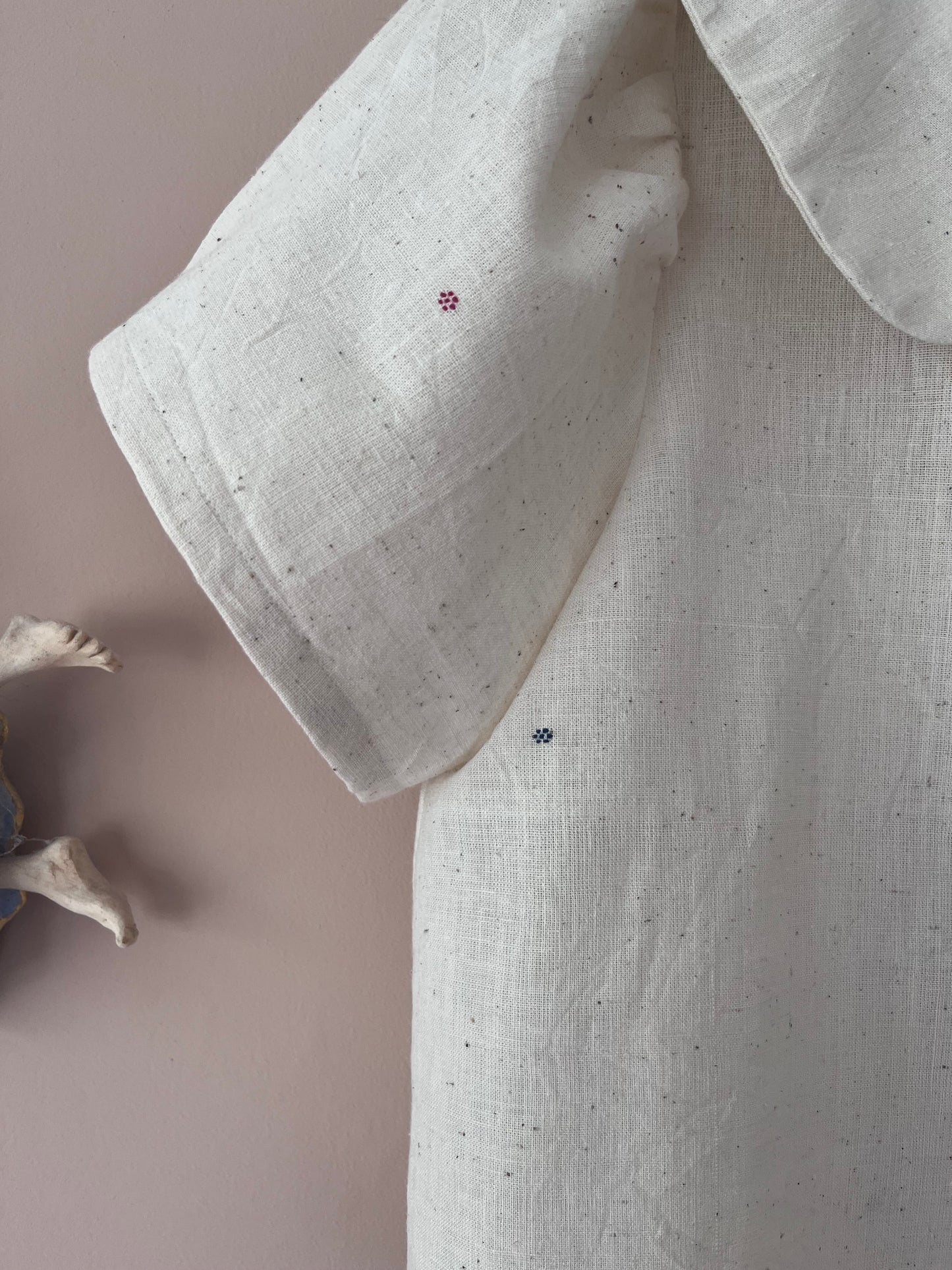 Cream tomato blouse