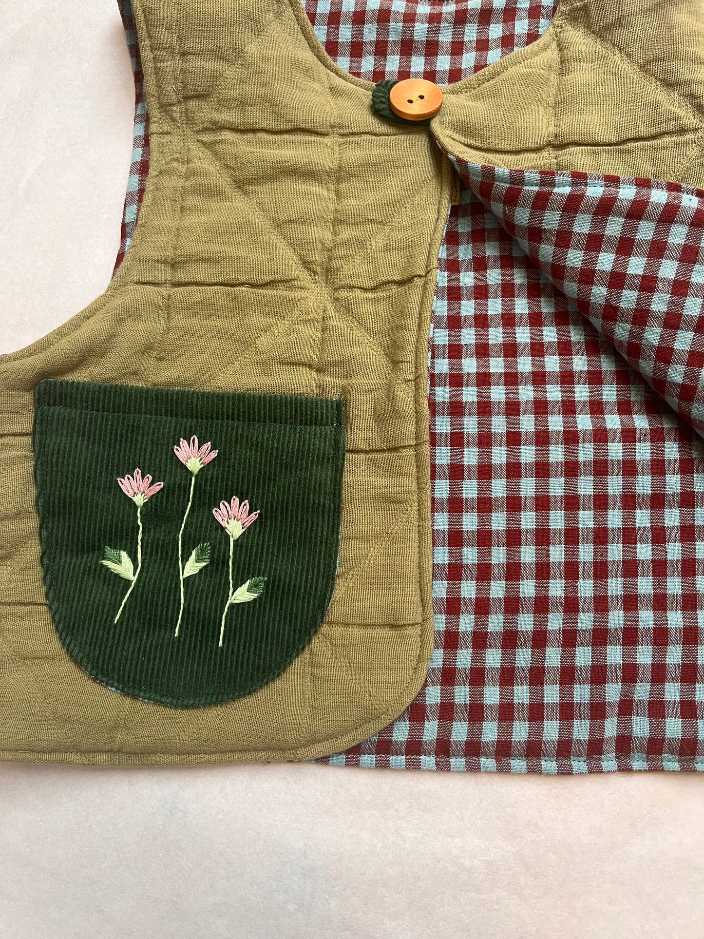 Flower maple waistcoat