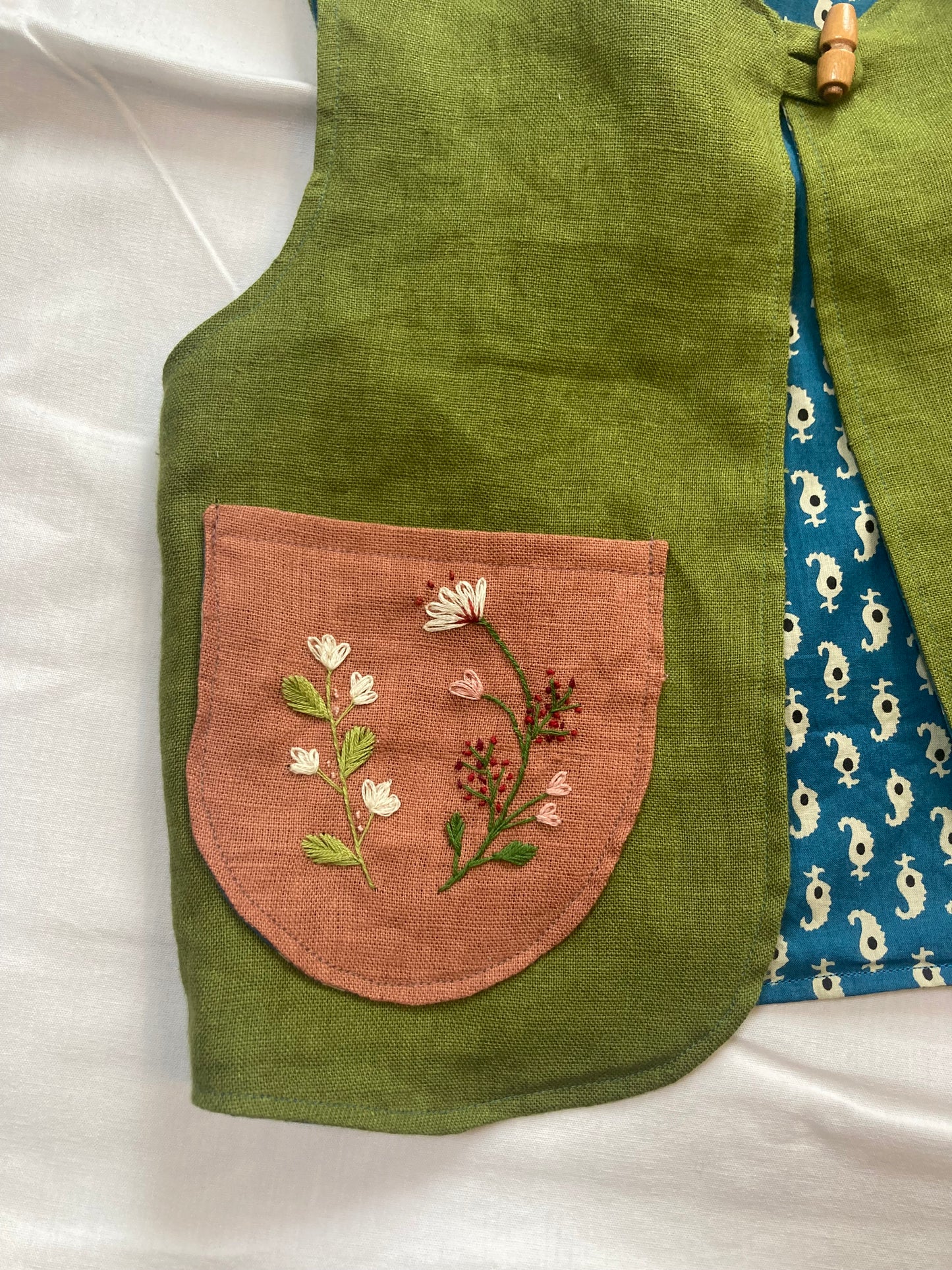 Linen waistcoat