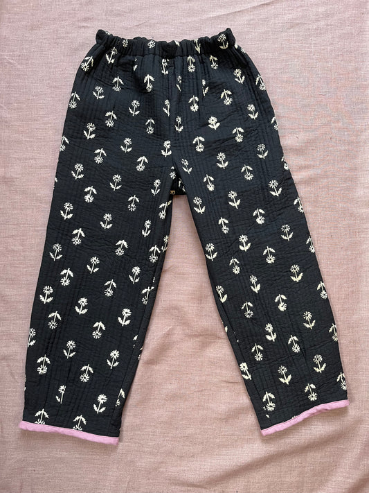Quilted Robin trousers