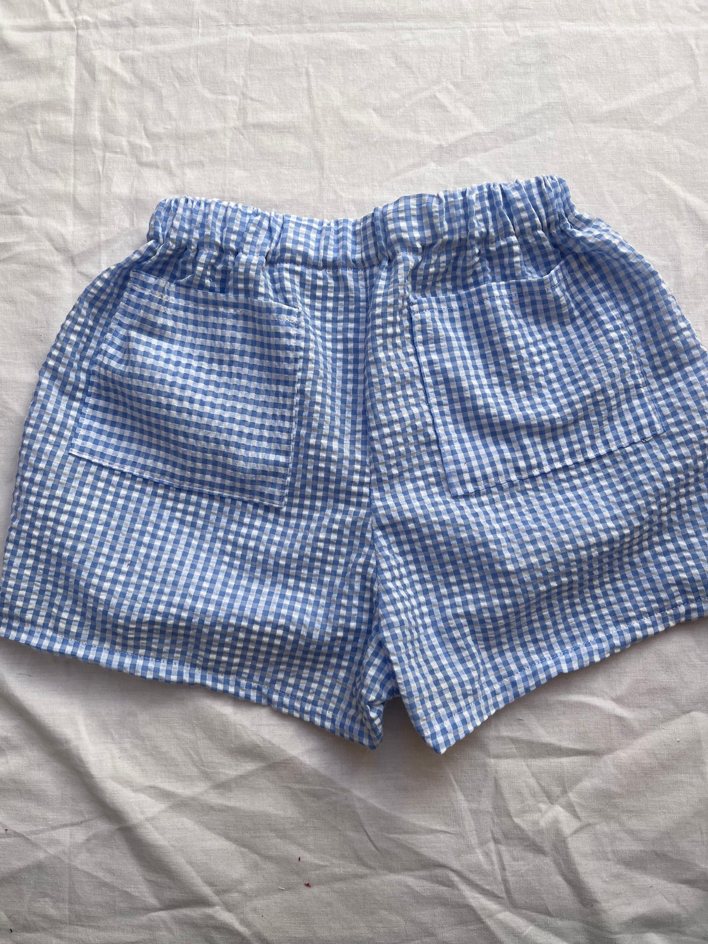 Gingham school shorts