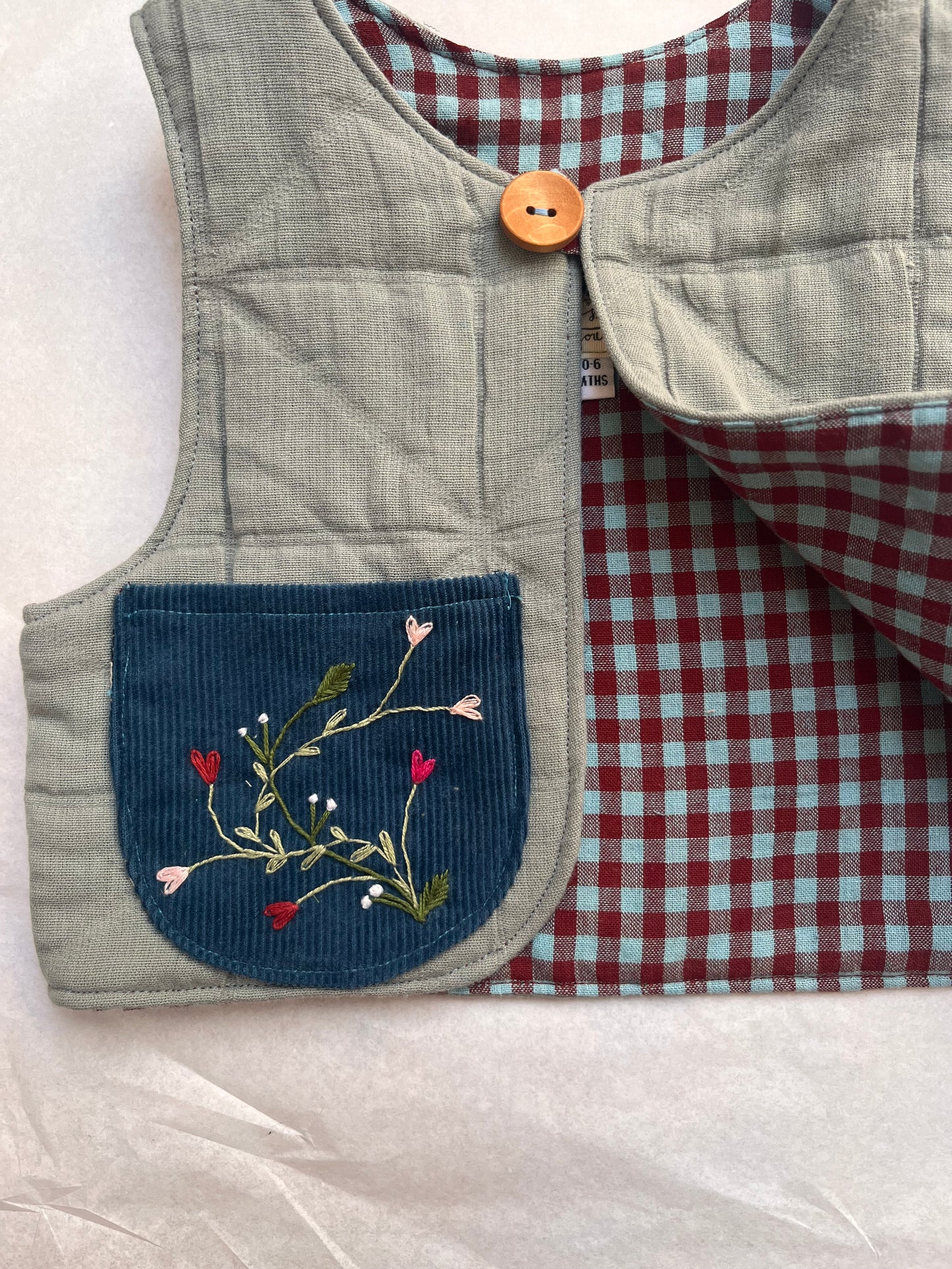 Love lead maple waistcoat