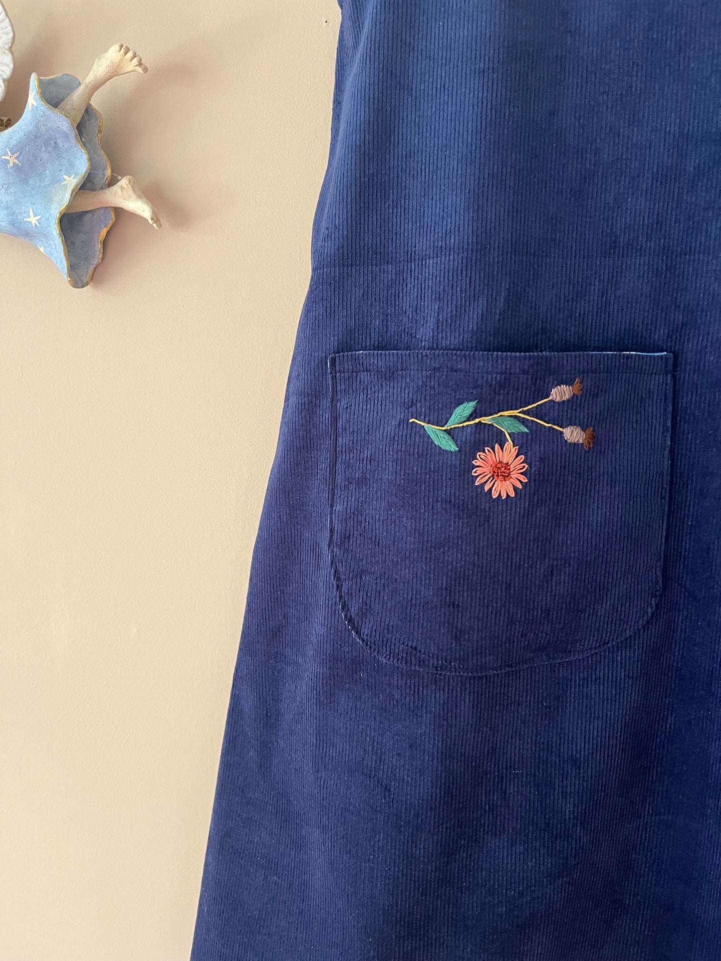 Artichoke pinafore dress