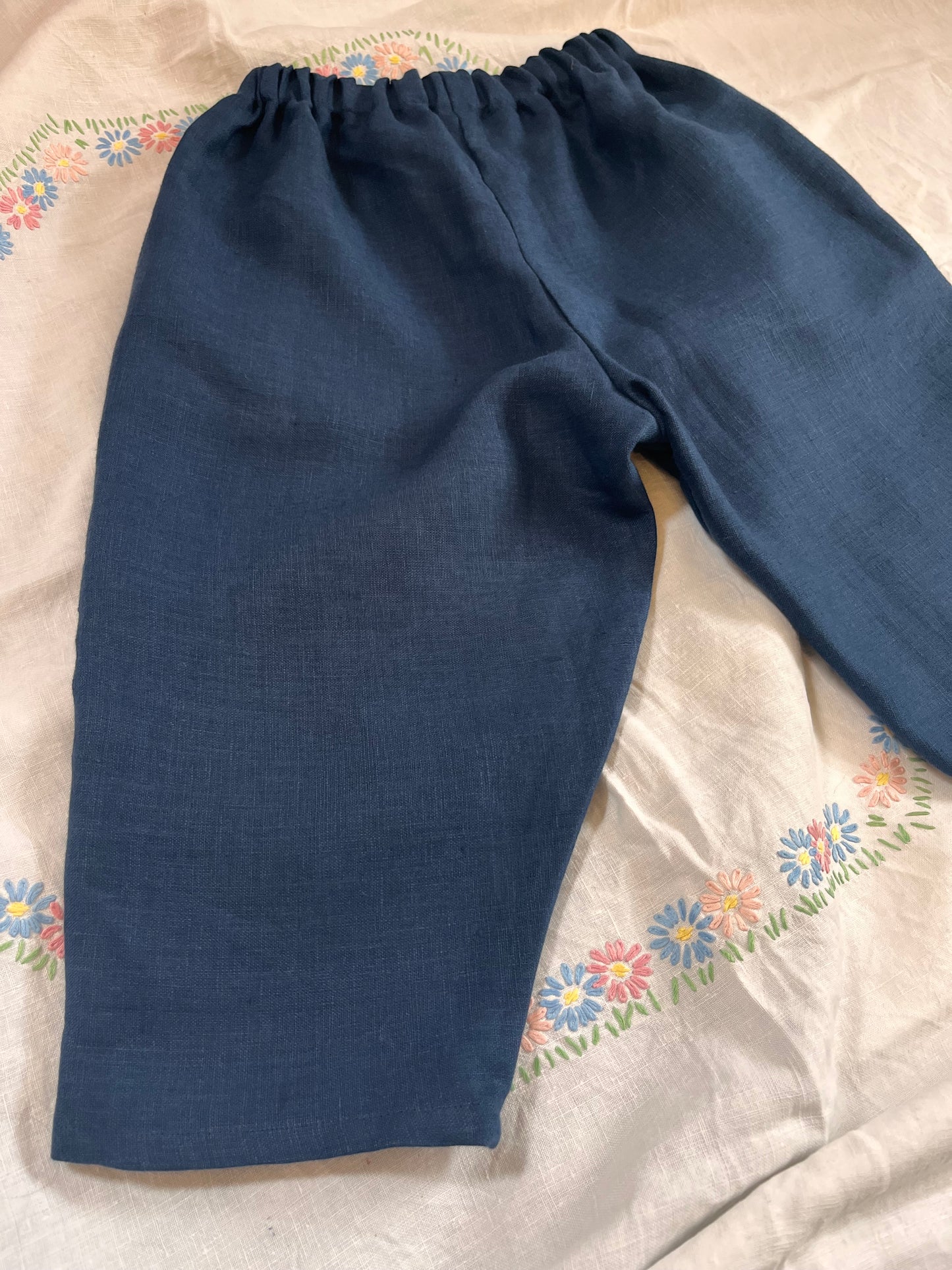 Linen school trousers