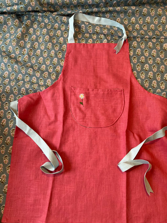 Children’s linen apron