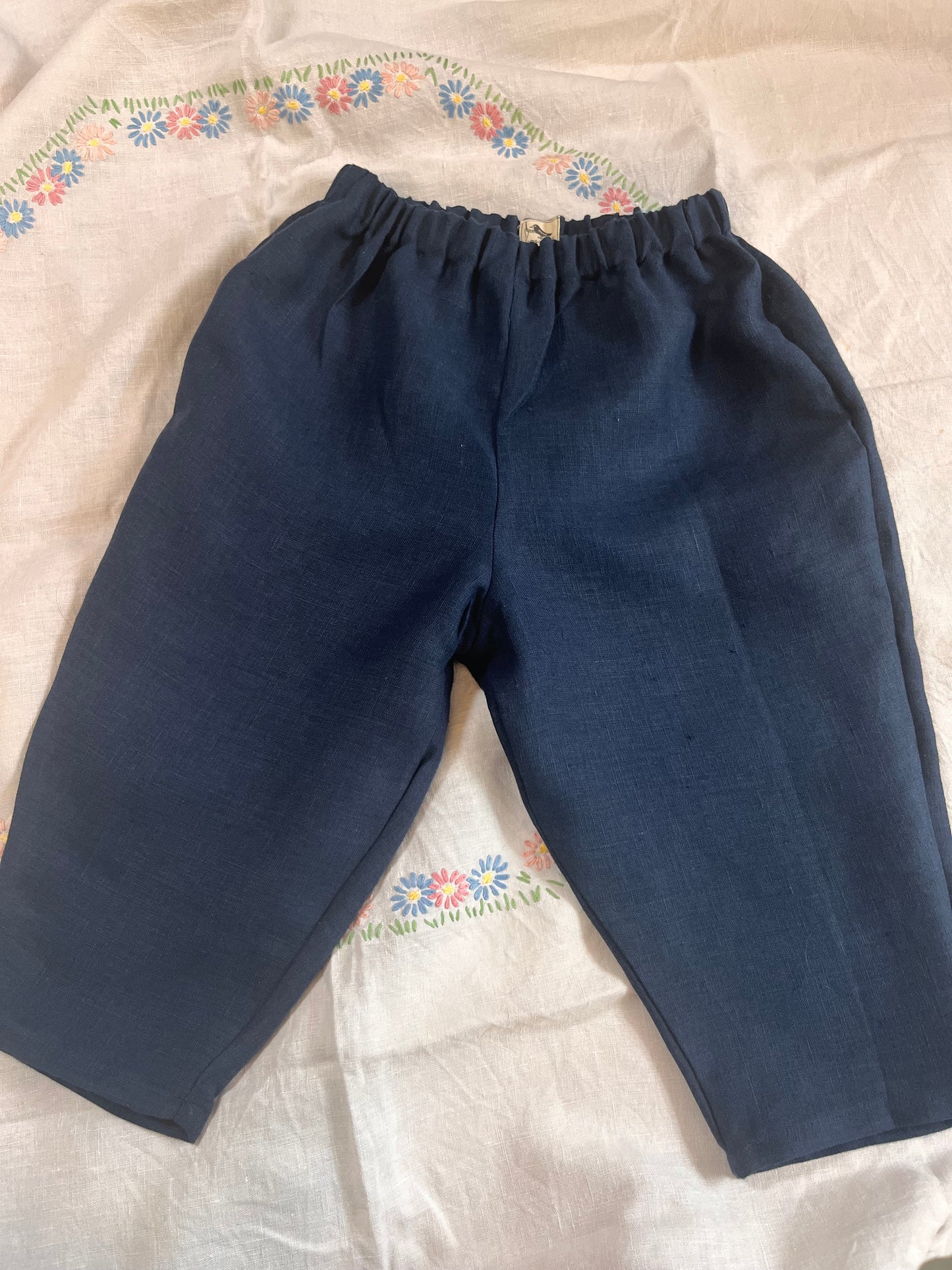 Linen school trousers