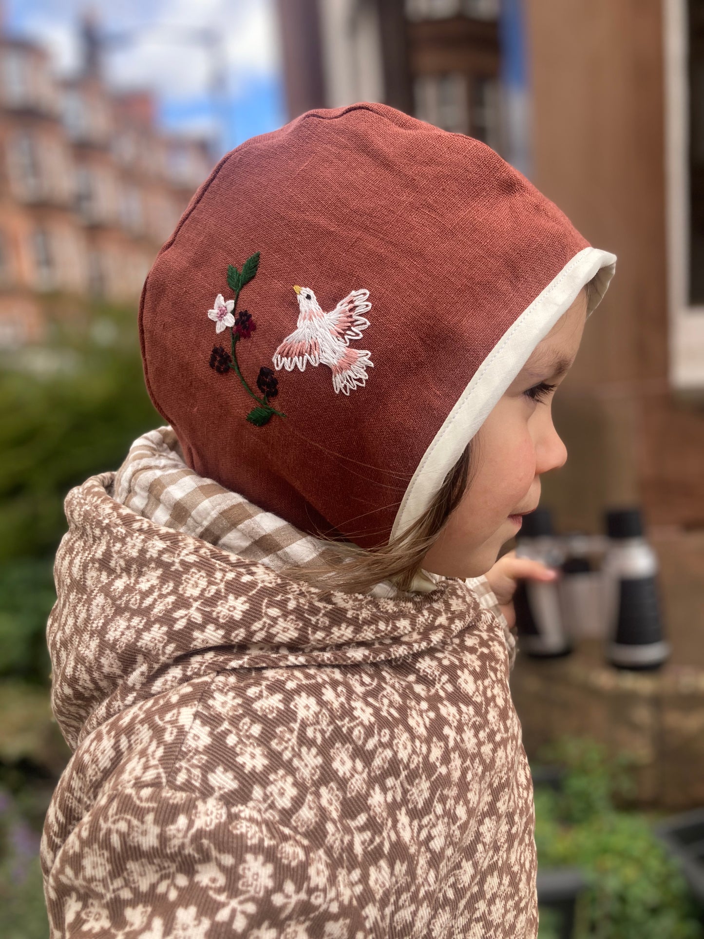 Autumn winter bonnet