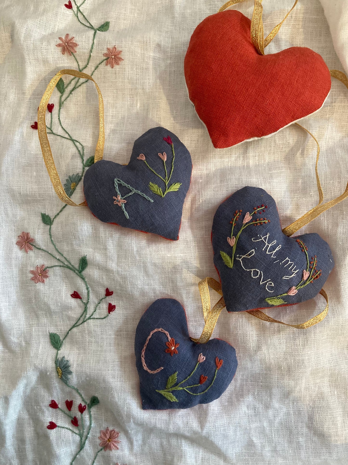 Linen lavender bag
