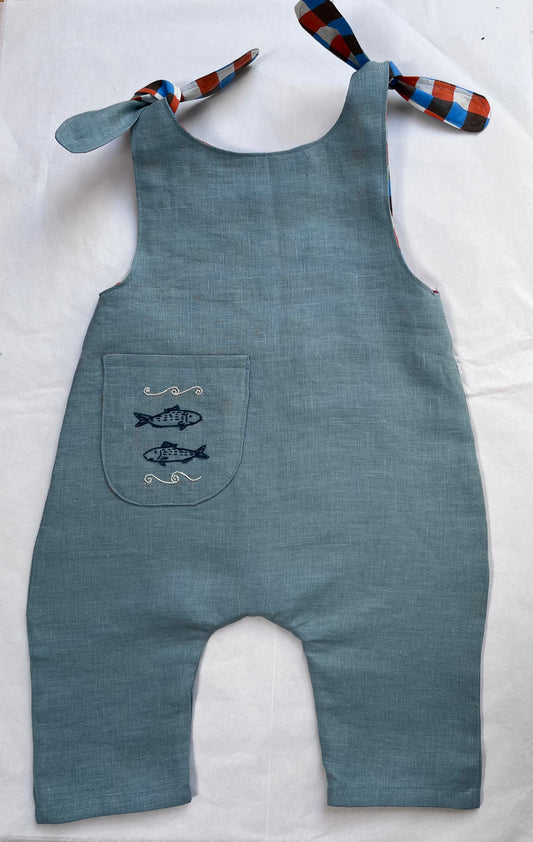Linen Ariadne romper