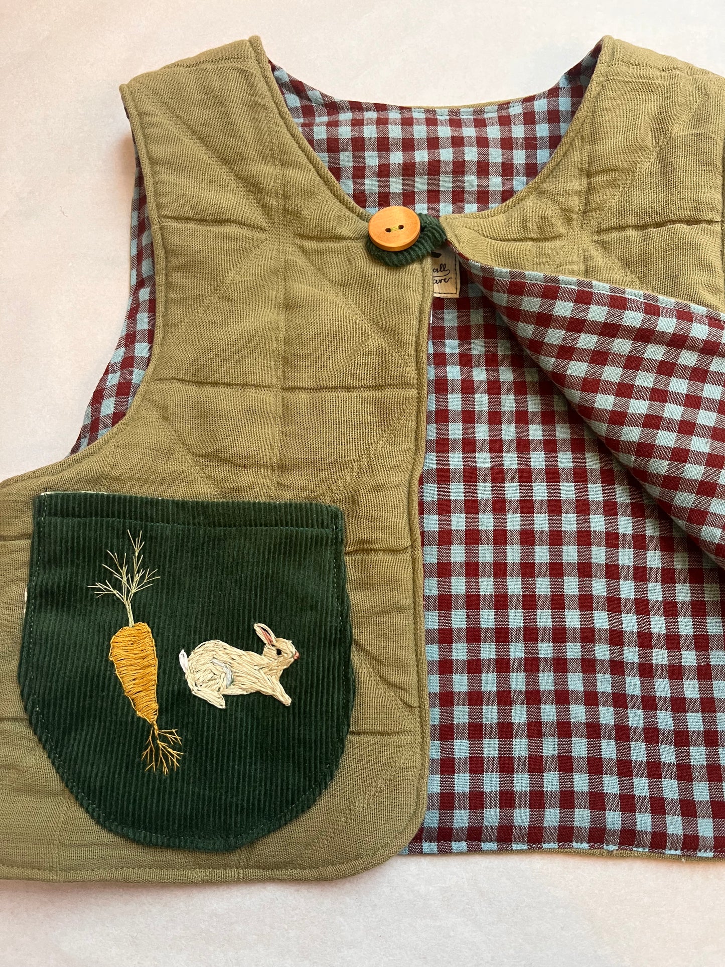 Rabbit maple waistcoat