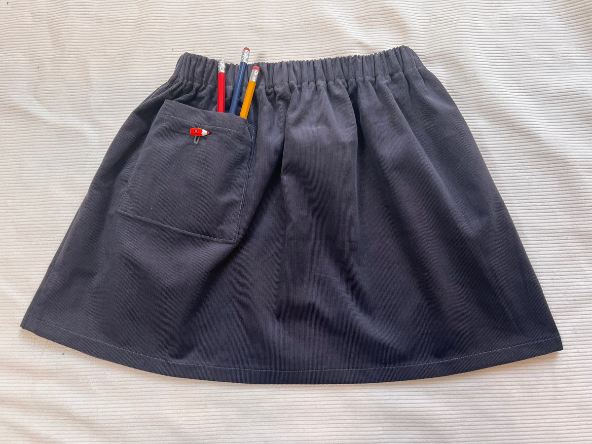 Corduroy School skirt