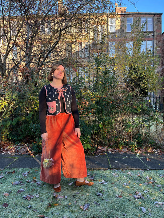 Orange blossom trousers