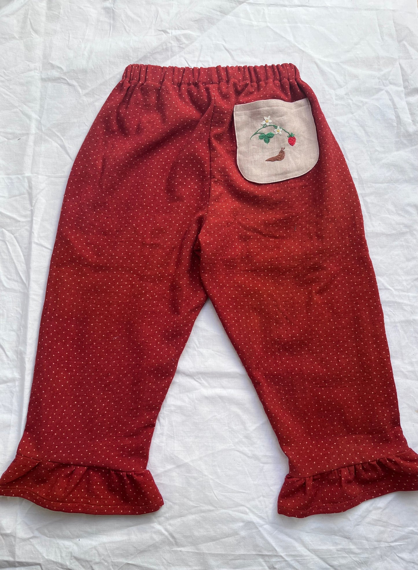 Strawberry Frill trousers