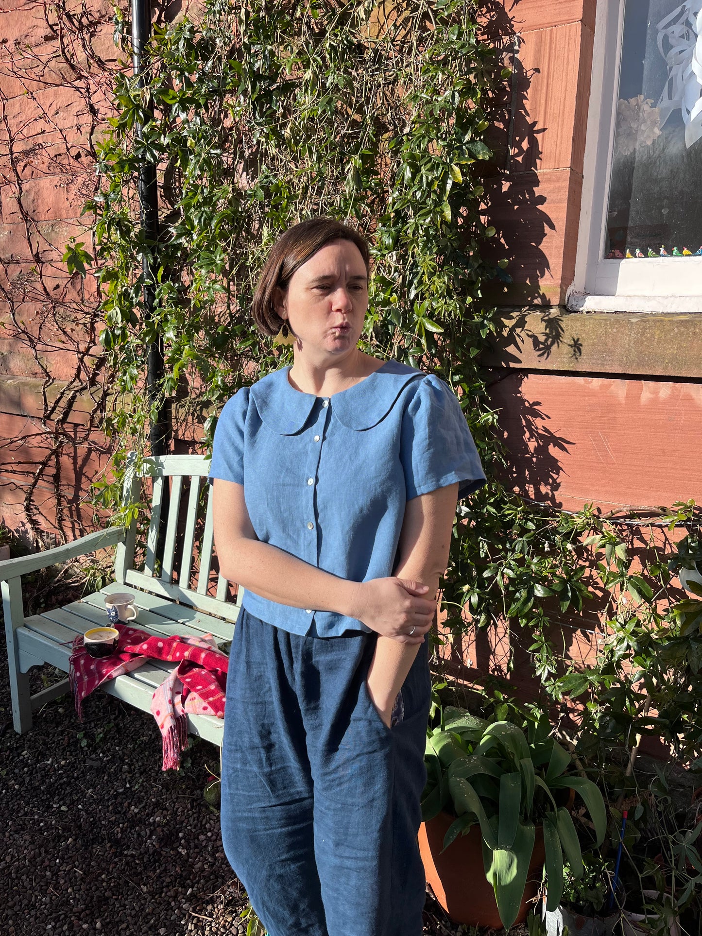 Tomato blouse (longer length)