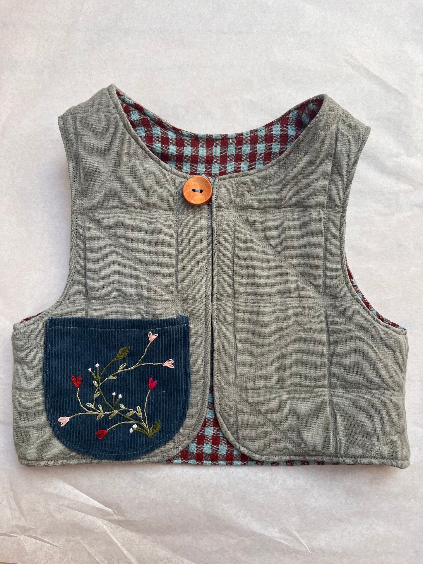 Love lead maple waistcoat