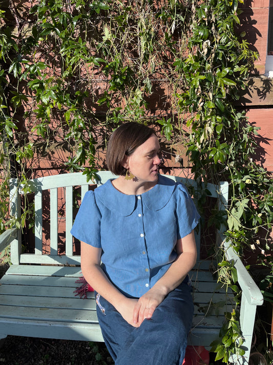 Tomato blouse (longer length)