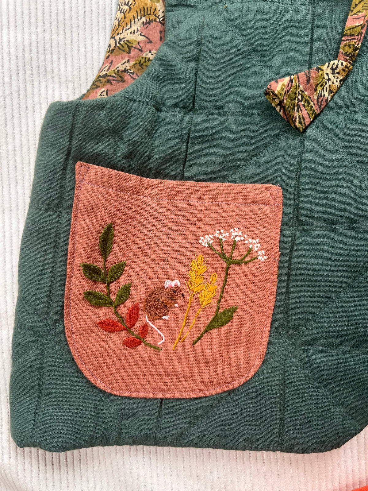 Fig Quilted Waistcoat