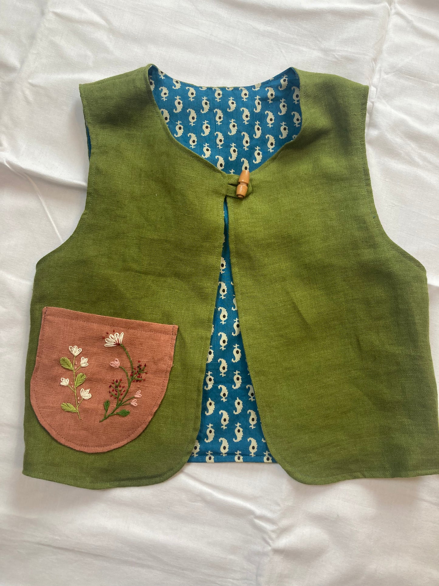 Linen waistcoat