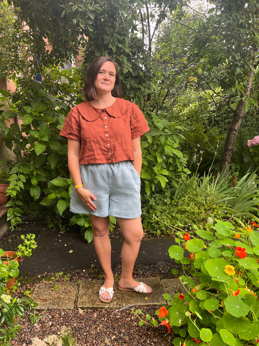 Poppy women’s linen shorts