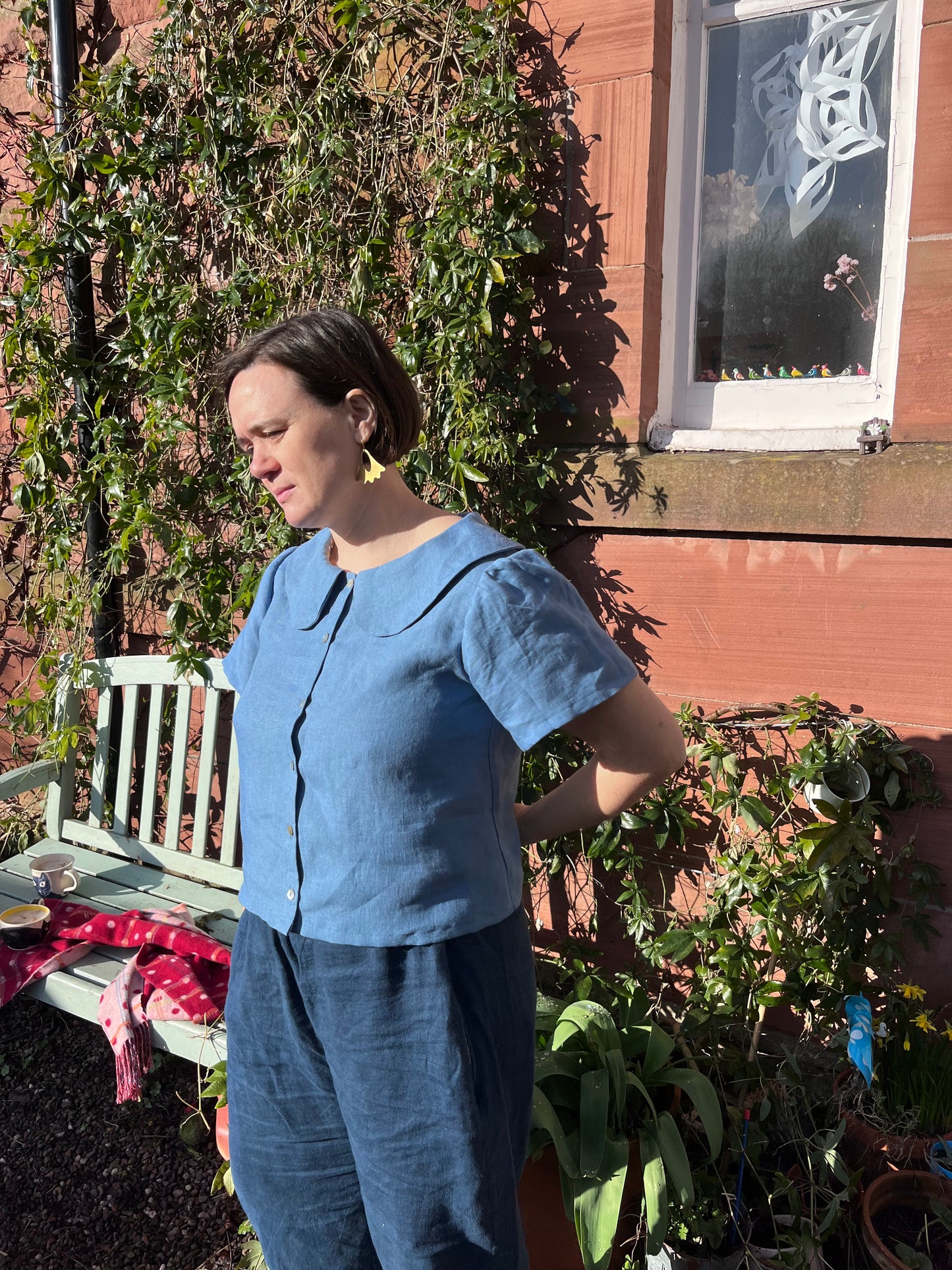 Tomato blouse (longer length)