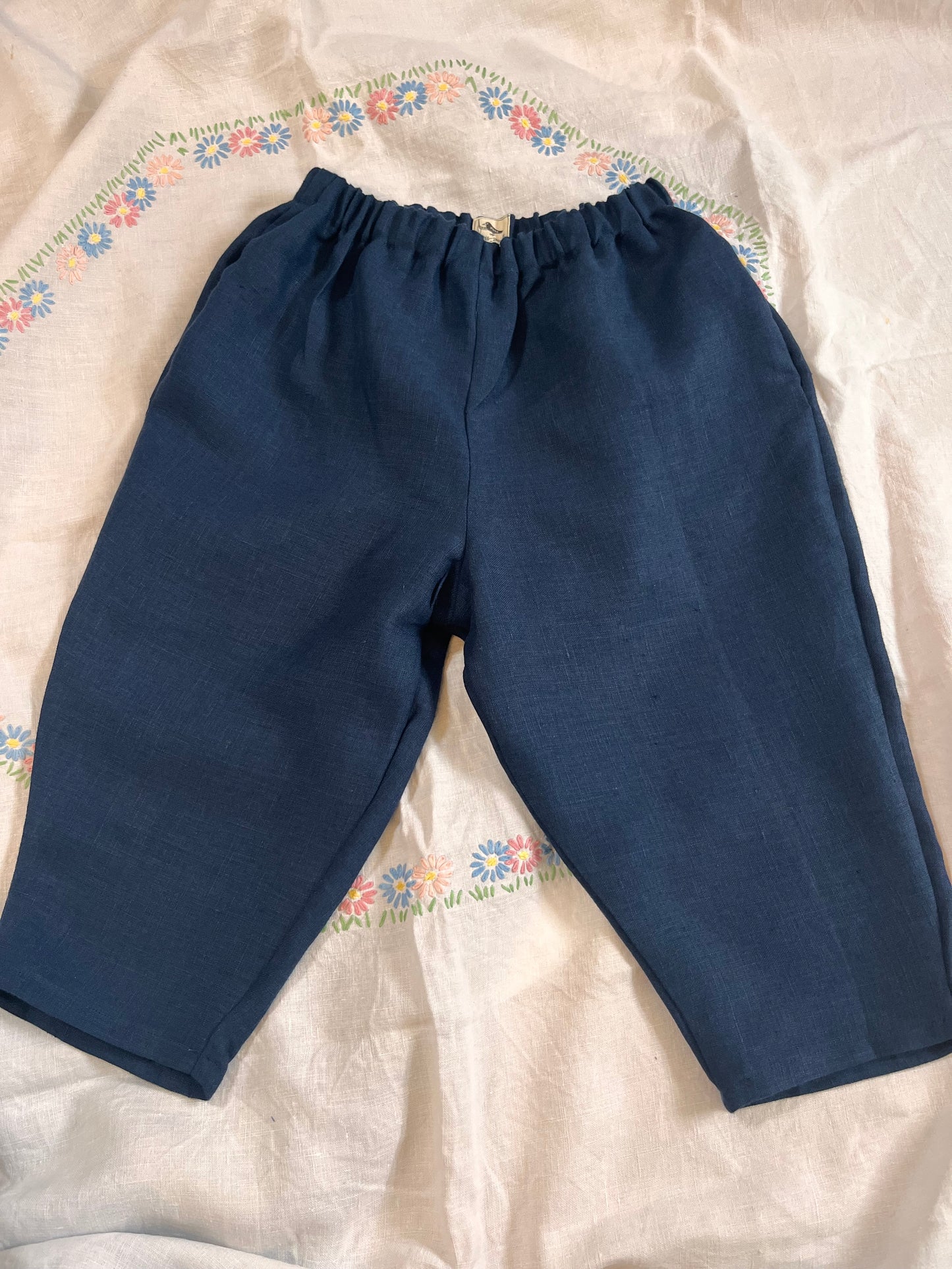 Linen school trousers