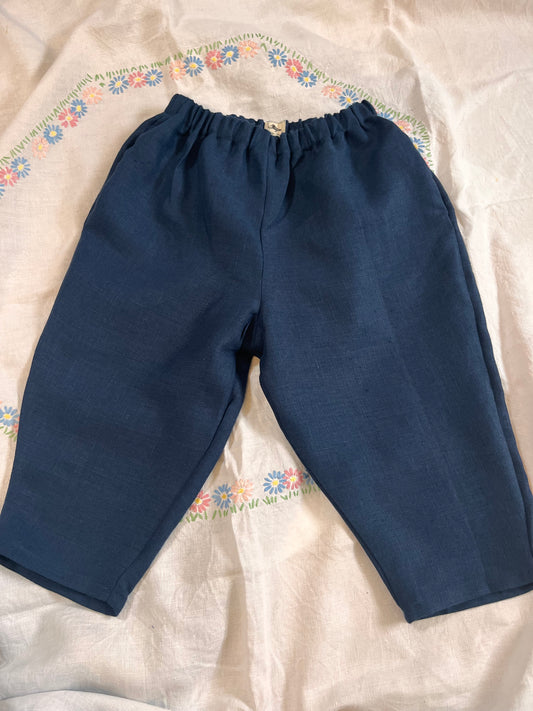 Linen school trousers