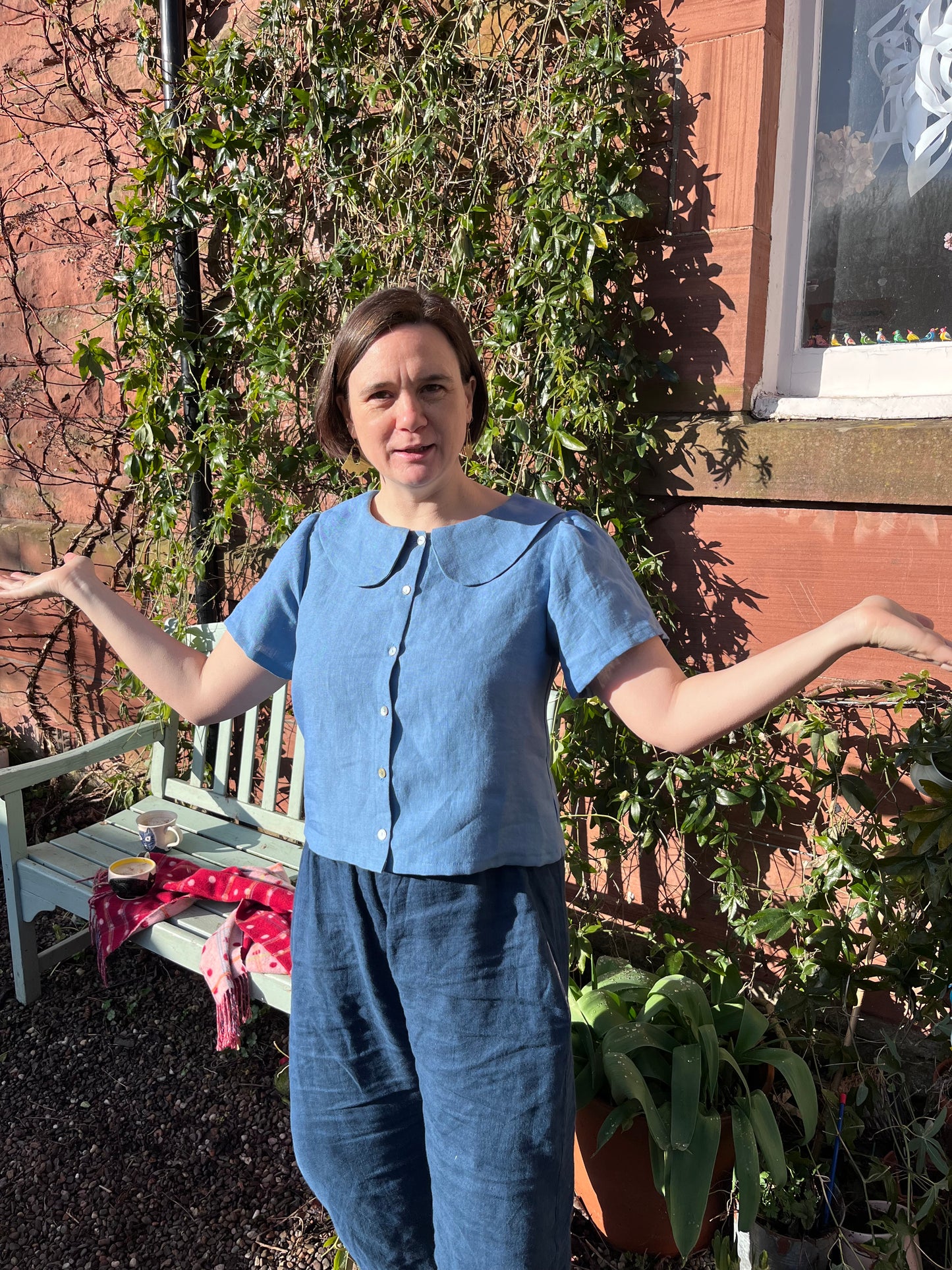 Tomato blouse (longer length)